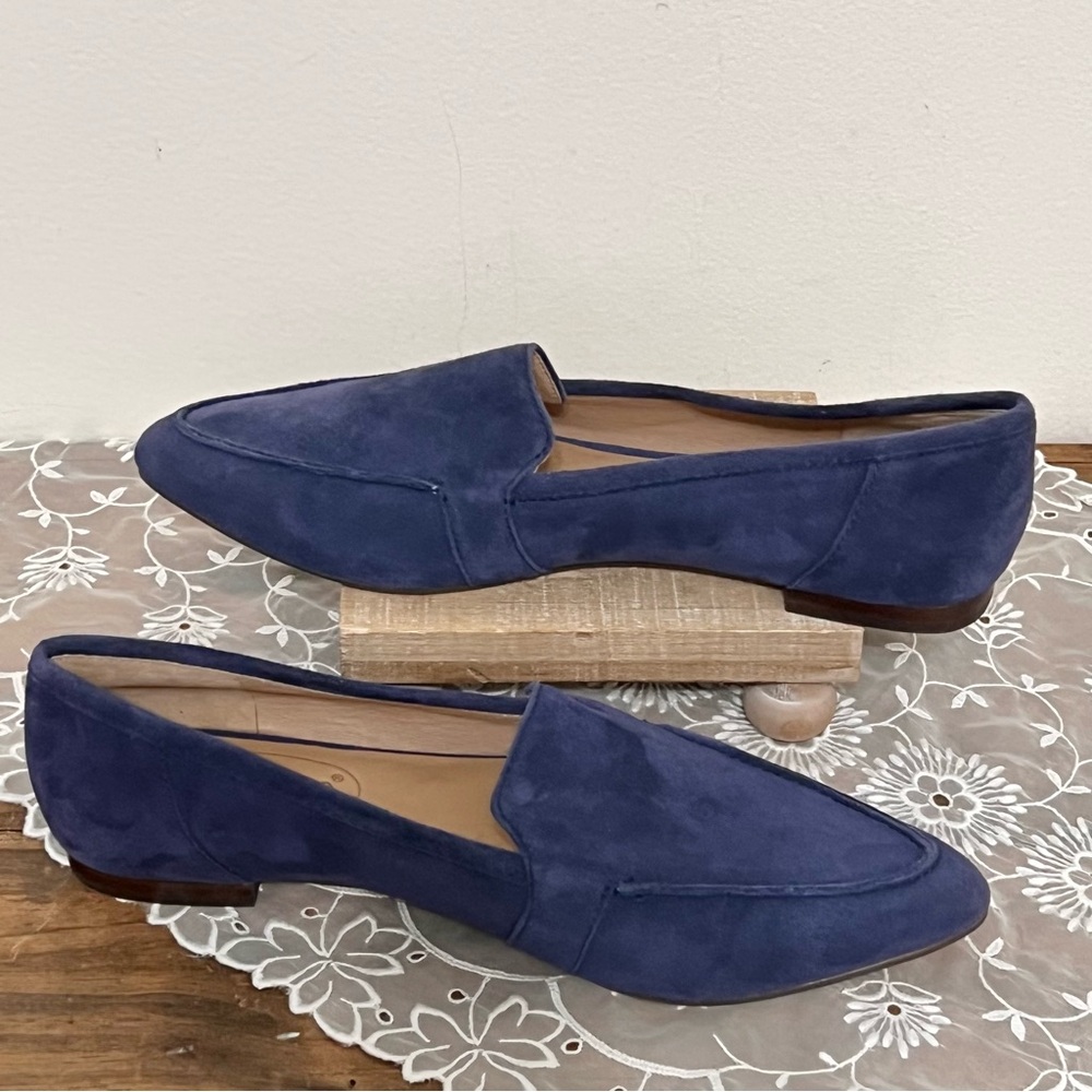 NWOT Corso Como Jatiba Blue Suede Leather Loafer Shoes - Picture 4 of 11